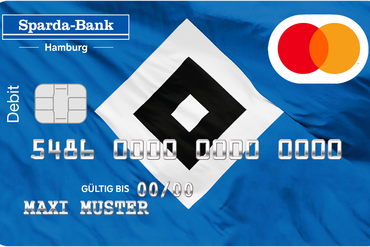 Abbildung Kontokarte Motivkarte HSV