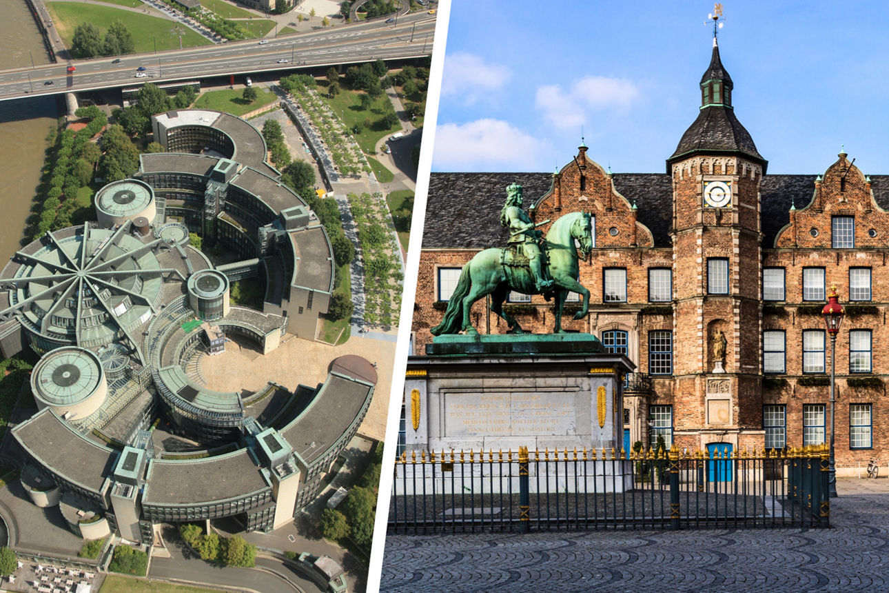 Zwei Bilder aus Düsseldorf