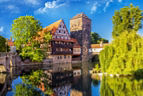 Bild der Stadtmauer in Nürnberg