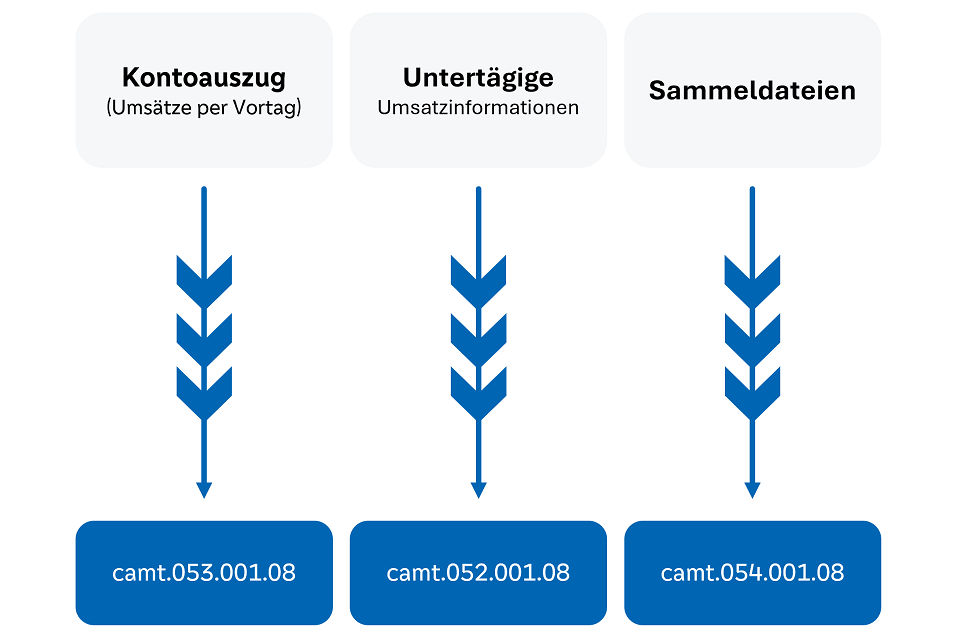 Grafik: CAMT-Format Übersicht