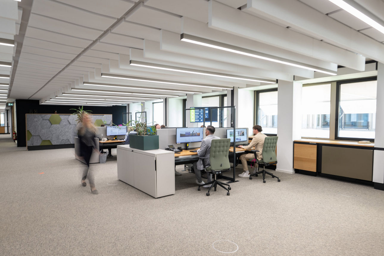 Einsicht in die Arbeitsumgebung der EB-KS