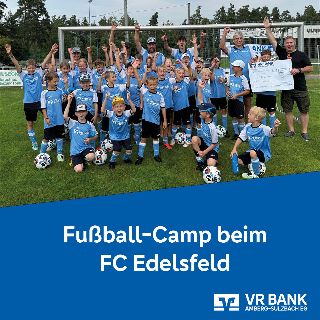 Die TeilnehmerInnen des Fußballcamps in Edelsfeld