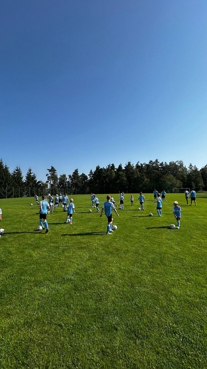 Die TeilnehmerInnen des Fußballcamps in Edelsfeld
