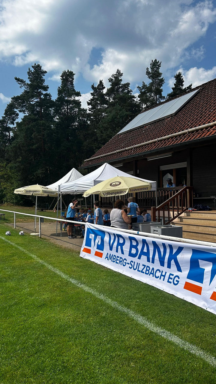 Aufnahme des Vereinsgeländes des Fußballcamps in Edelsfeld