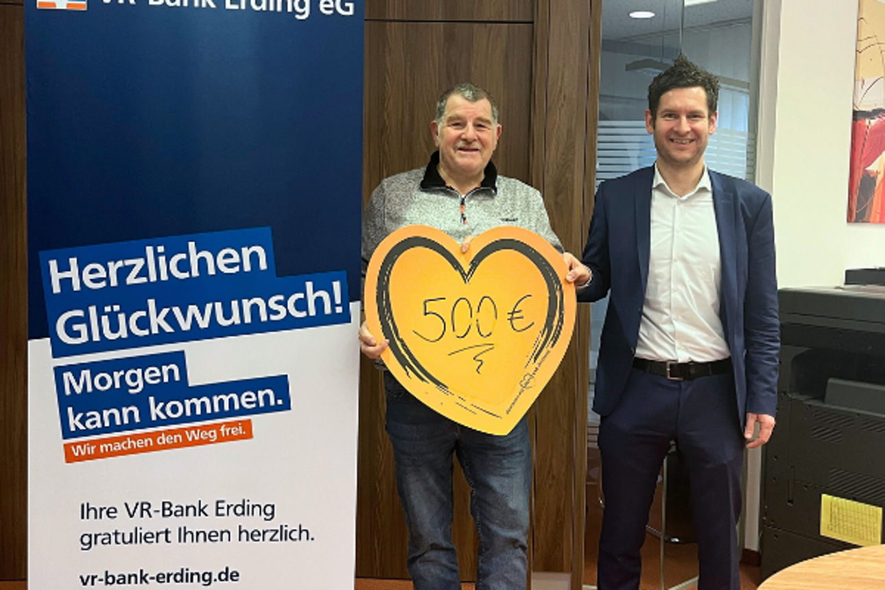 Egon Fischer (links) mit Berater Georg Neumaier