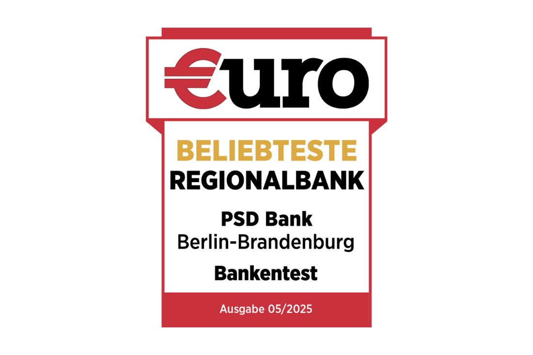 2025: €uro-Siegel "Beliebteste Regionalbank Deutschlands"