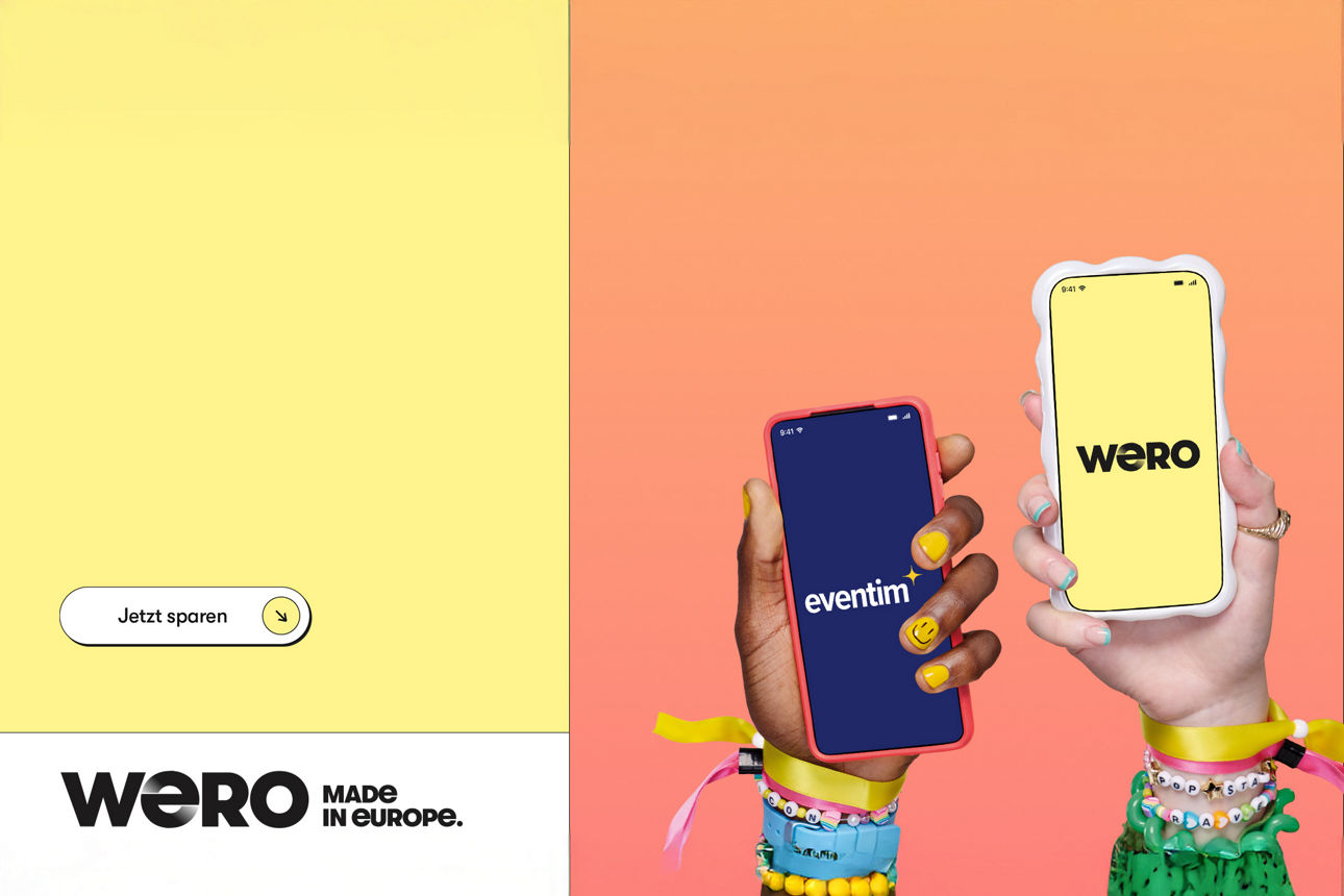 Aktionsmotiv Wero und Eventim