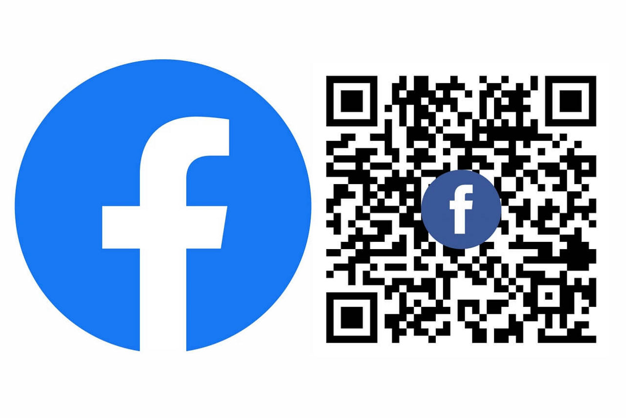 QR-Code mit Link zum Facebook Profil unserer Bank