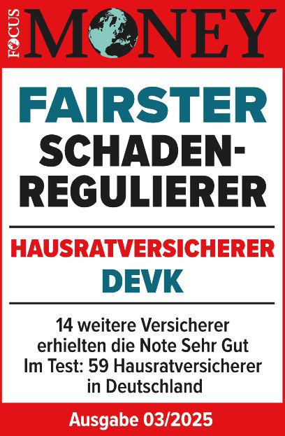 Logo der Testsieger-Auszeichnung zum fairsten Schadenregulierer
