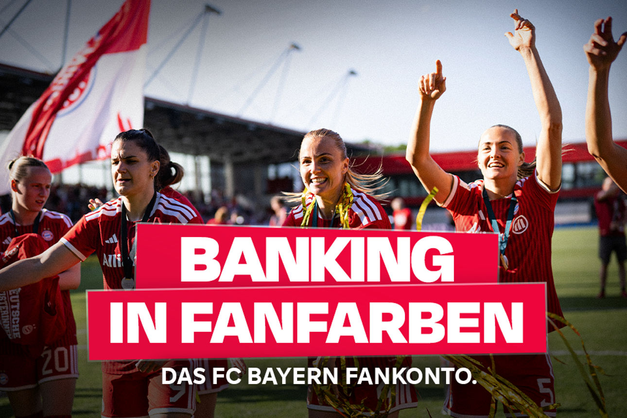Spielerinnen der FC Bayern München Frauen