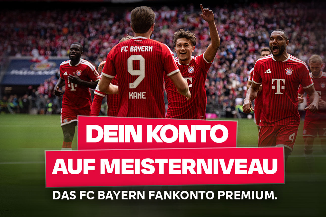 Jubelnde Spieler des FC Bayern München