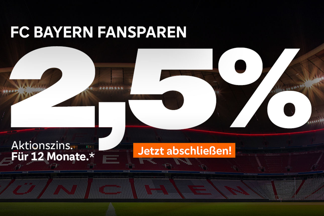 FC Bayern Fansparen Werbebanner