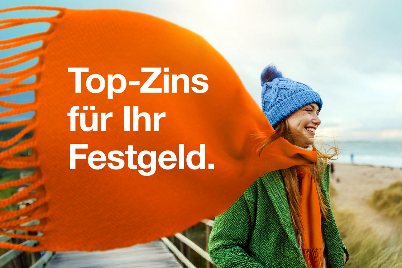 Wintersmotiv Festgeld Sparda Termin Extra