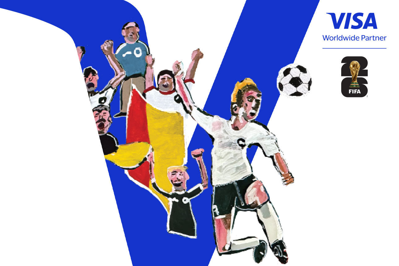 VISA Motiv zur Fifa Weltmeisterschaft