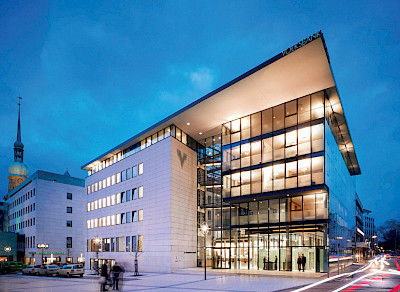 Fotografie Dortmunder Volksbank Hauptstelle Abends