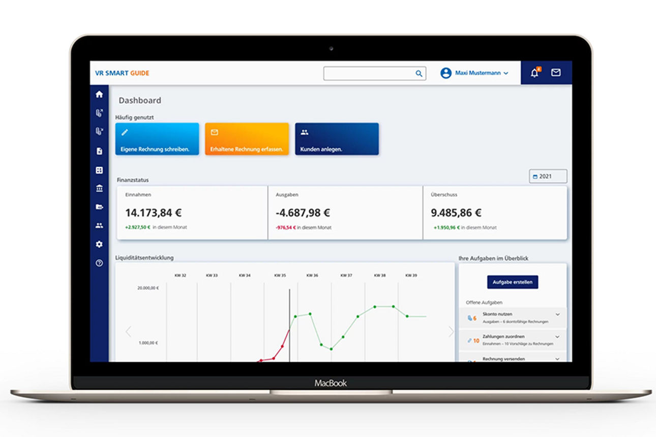VR-Smartfinanz Bildschirmansicht