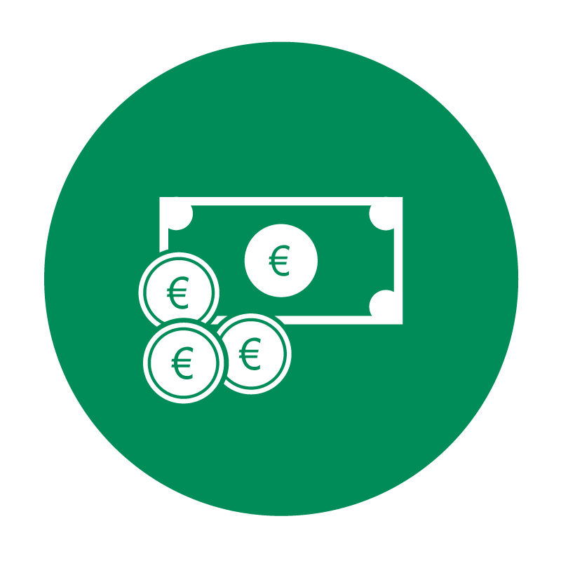 Icon mit Geld