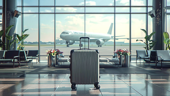 Flughafen-Lounge
