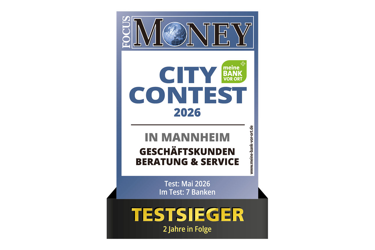 FOCUS MONEY CityContest 2026 – Testsieger Geschäftskundenberatung & Service