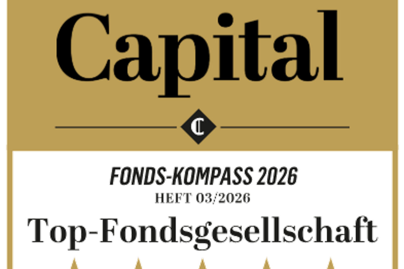 Capital-Auszeichnung „Top-Fondsgesellschaft“ – Höchstnote für Union Investment