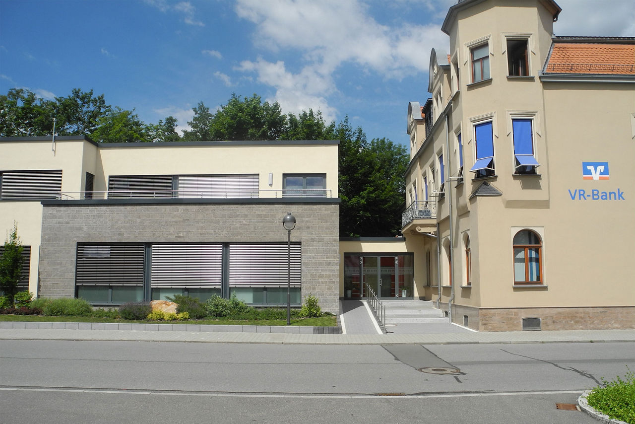 Frontansicht Immobilienverwaltung der VR-Bank Altenburger Land eG