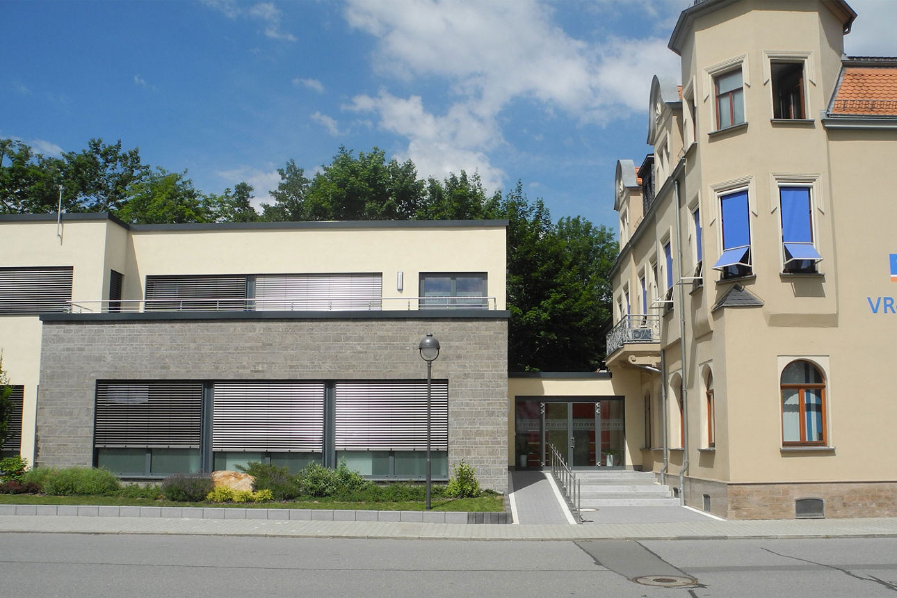 Frontansicht Immobilienverwaltung der VR-Bank Altenburger Land eG
