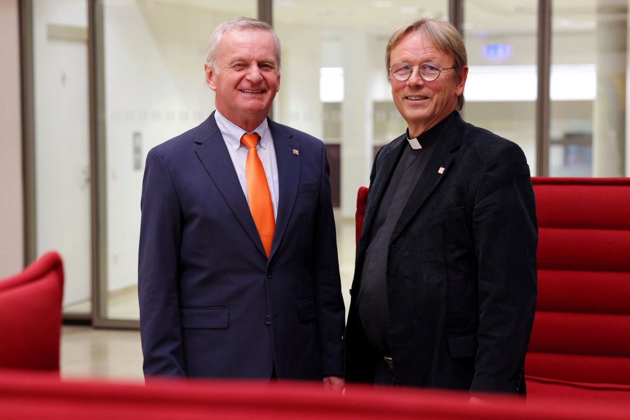 Die Vorsitzenden des Aufsichtsrats Dr. Georg Rüter und Dr. Karl Jüsten.