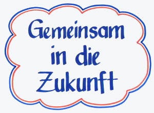 Logo mit Text Gemeinsam in die Zukunft