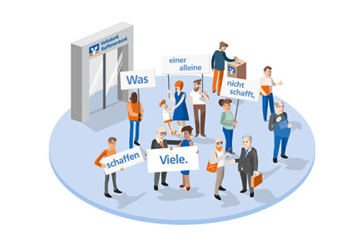 Was einer alleine nicht schafft, schaffen Viele.
