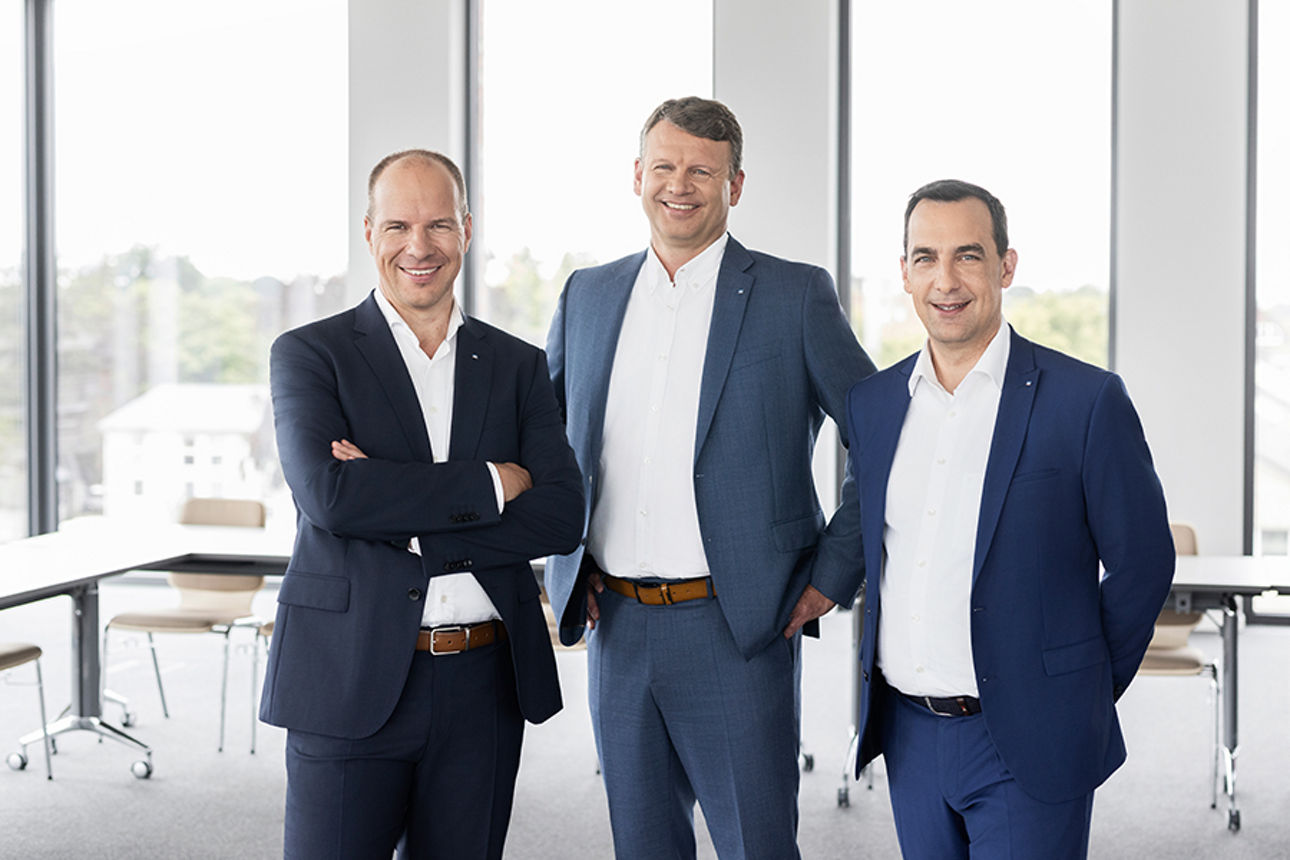 Stefan Lohmeier, Nils Peters und Niels Pirck