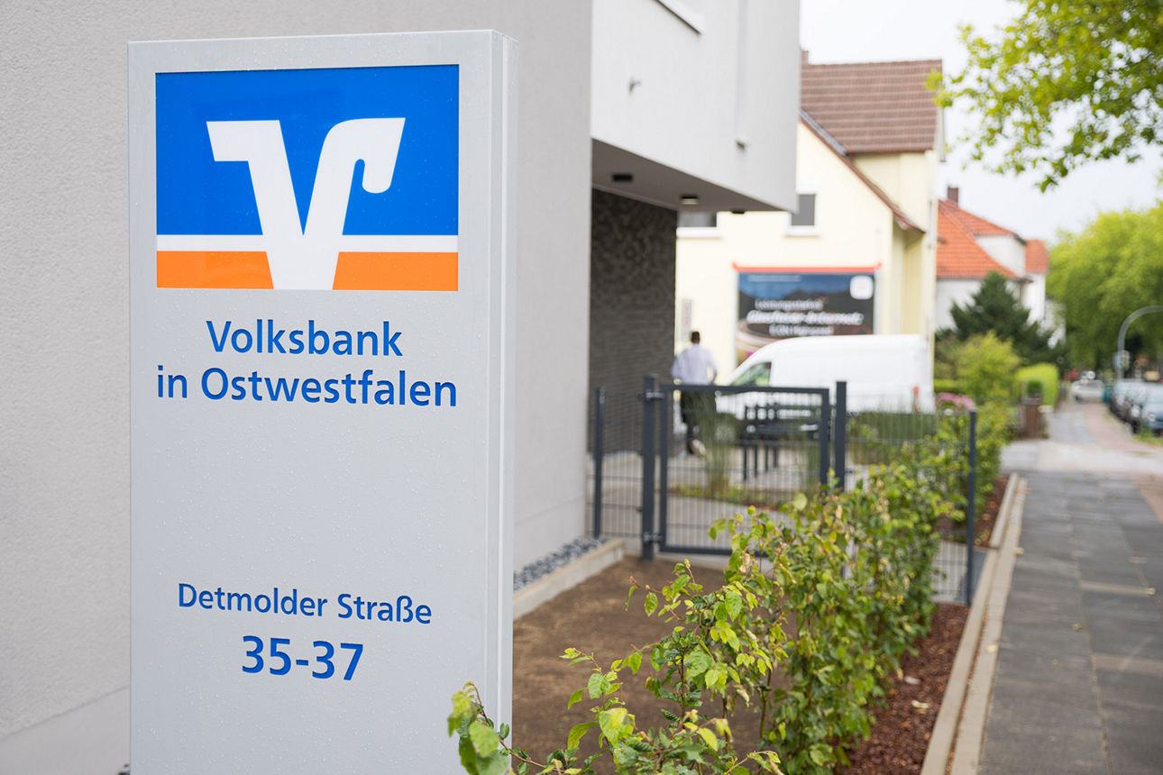 Außenansicht der neuen Geschäftsstelle Südstadt