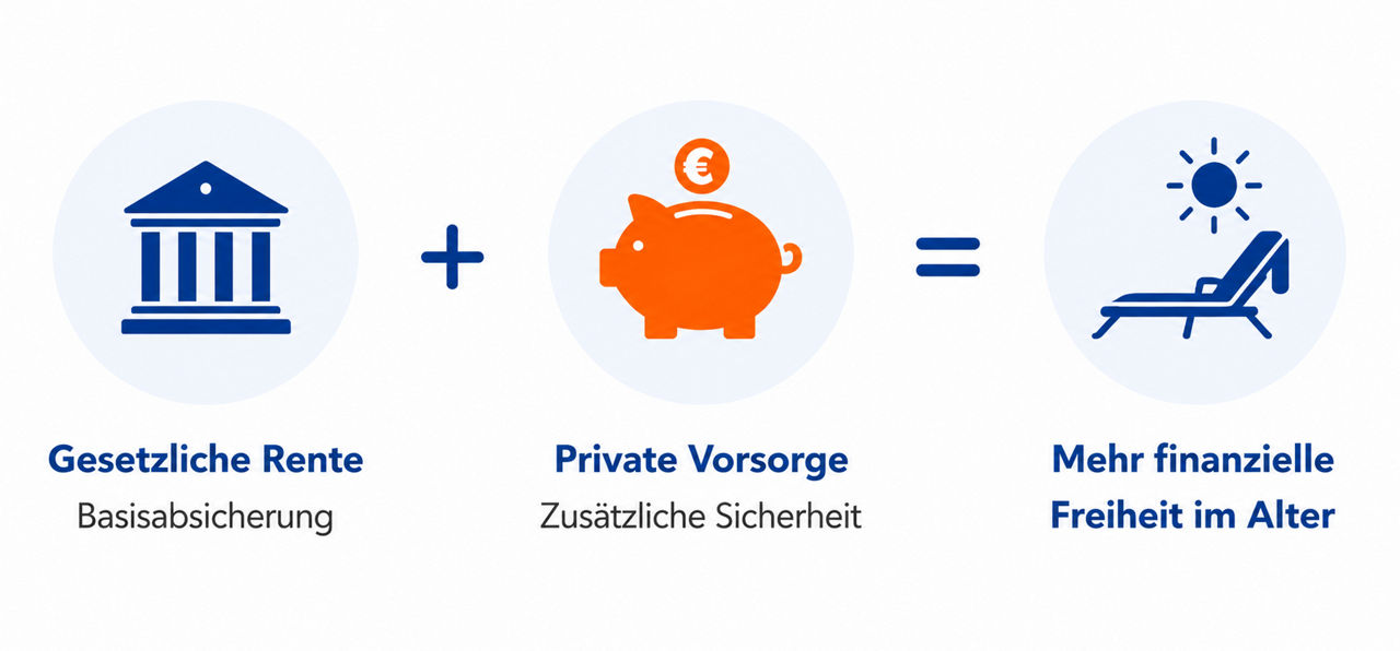 Gesetzliche und Private Vorsorge