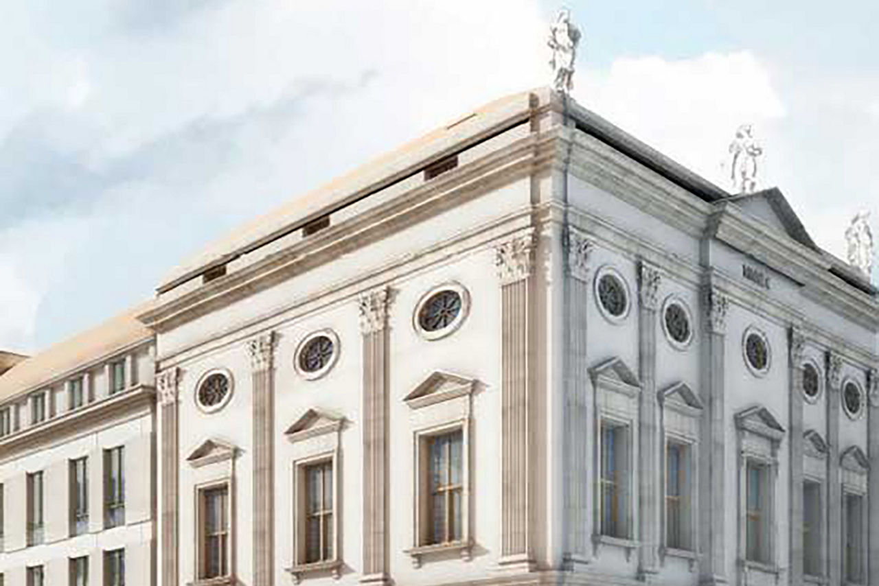 Barockes Haus in der Potsdamer Mitte