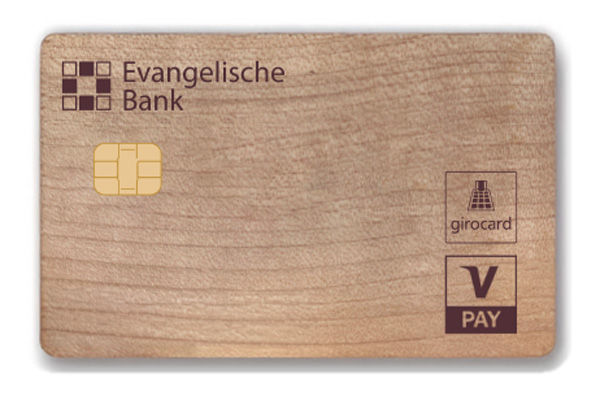 Bild von der girocard der Evangelischen Bank