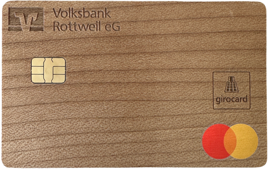 girocard im Holzdesign