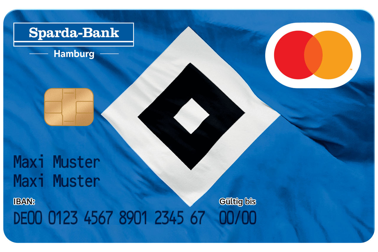 Abbildung Kontokarte Motivkarte HSV