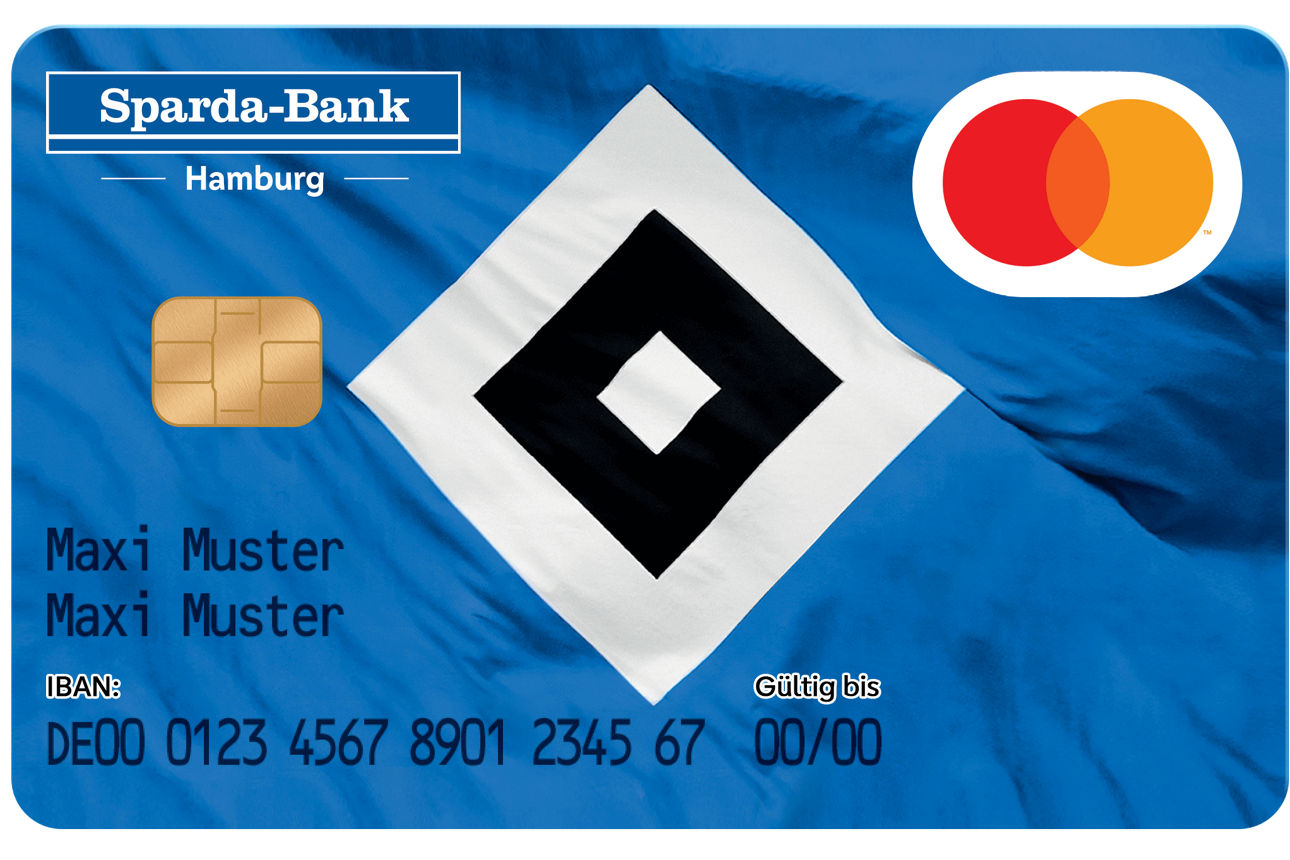 Abbildung Kontokarte Motivkarte HSV