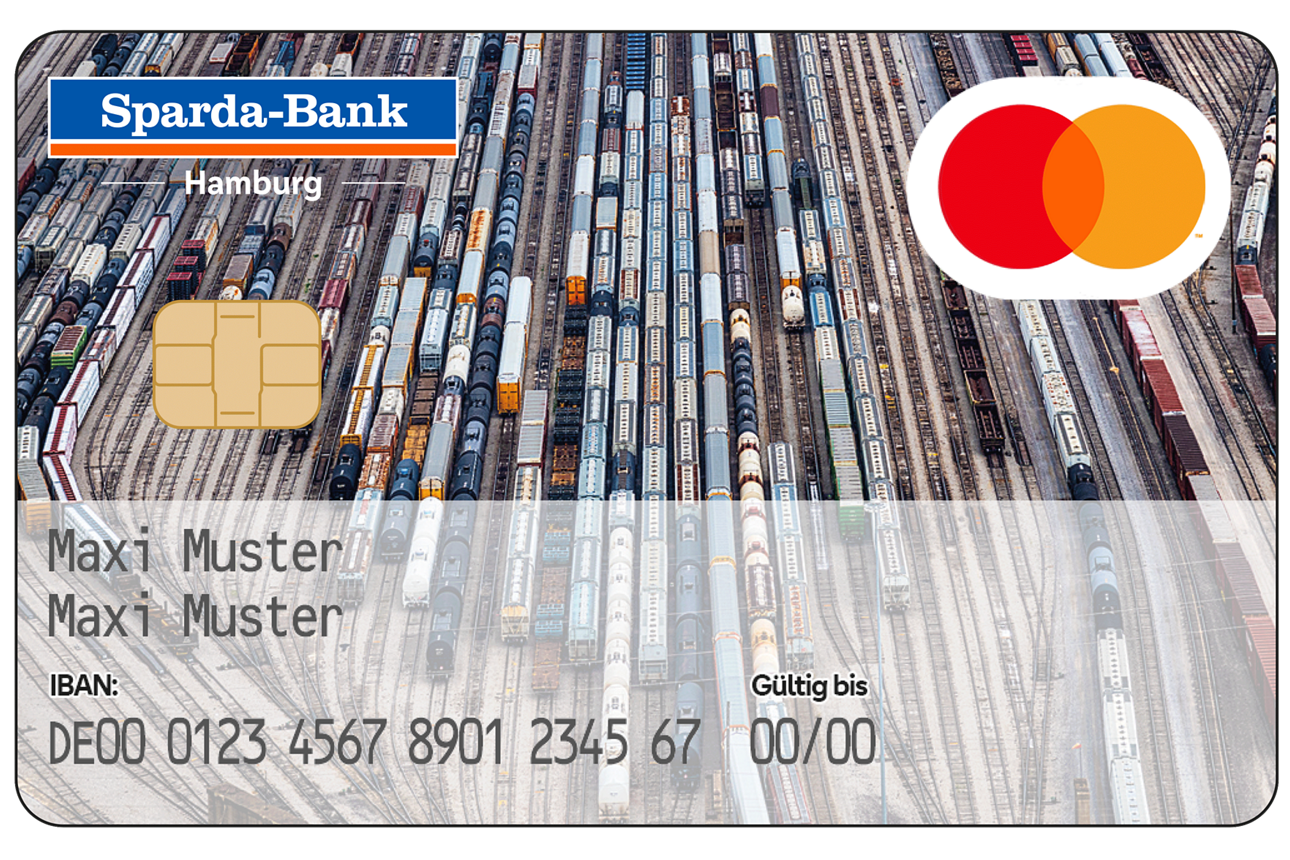 Abbildung girocard Motivkarte Rangierbahnhof Maschen 