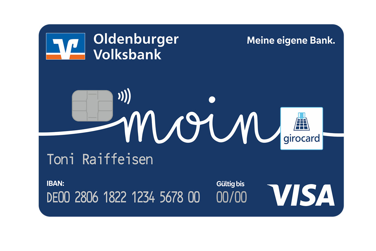 Abbildung der Mitgleider girocard der Oldenburger Volksbank