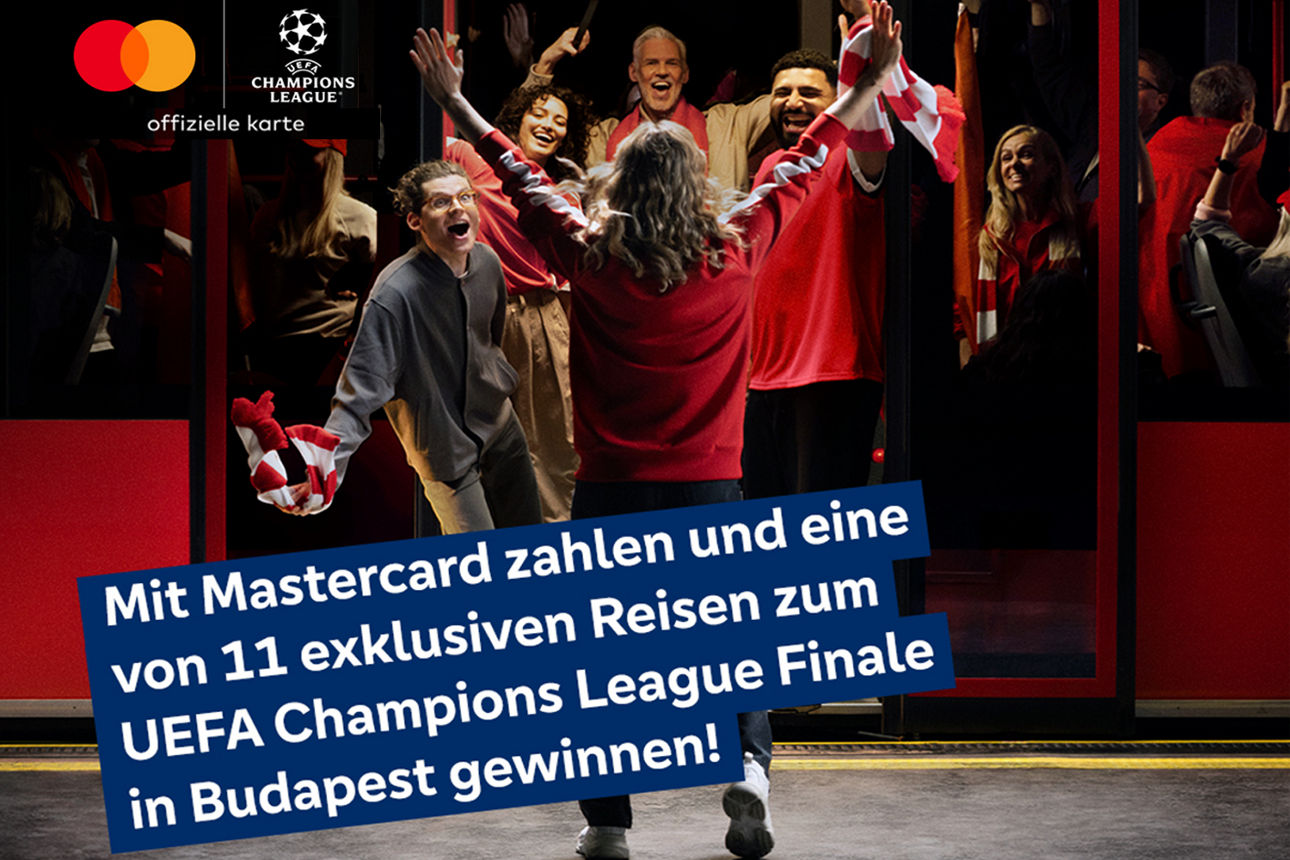 Gewinnspiel von Mastercard zur UEFA Champions League