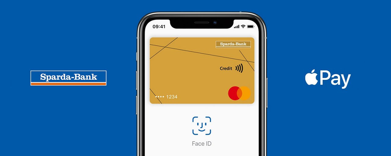 iPhone Wallet mit Mastercard Gold Kreditkarte