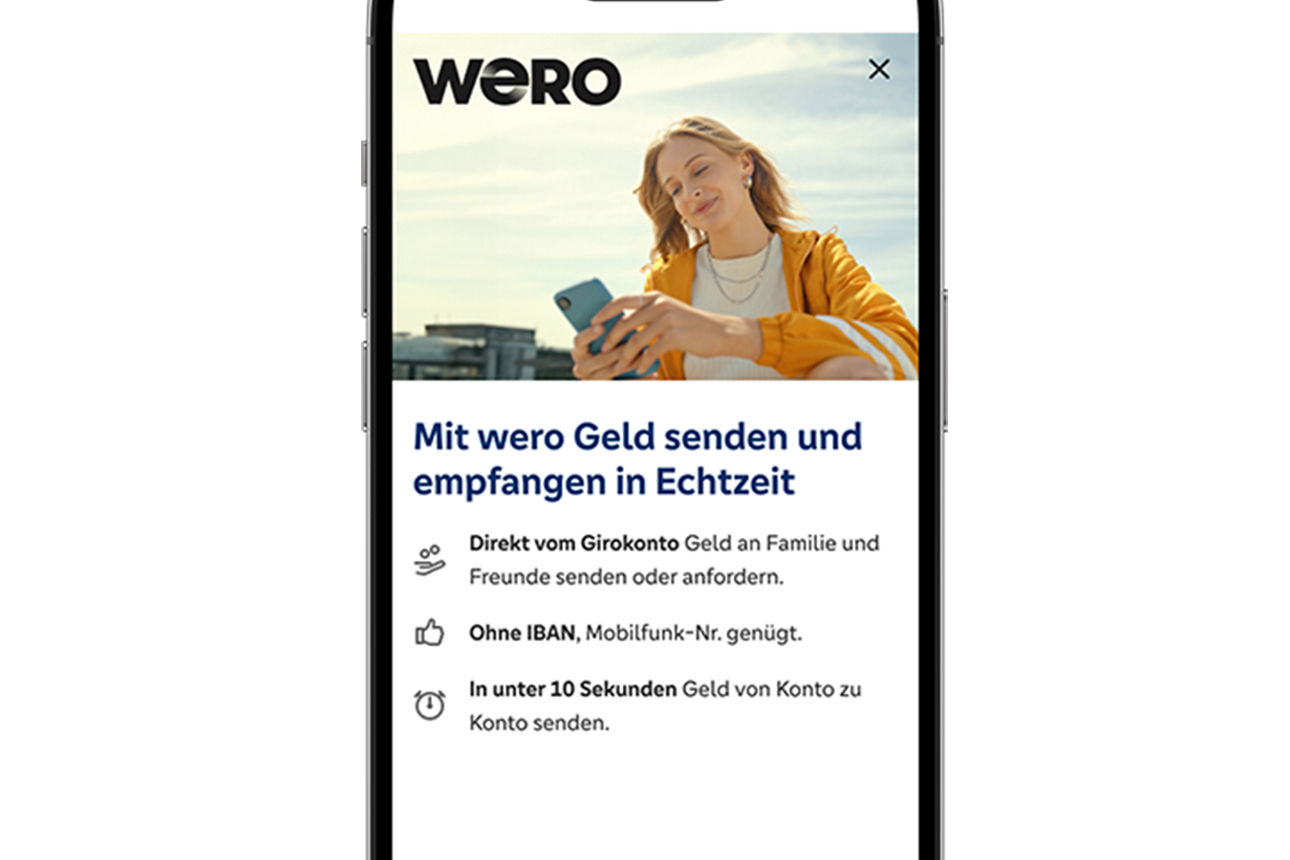 Ansicht der Wero Freischaltung