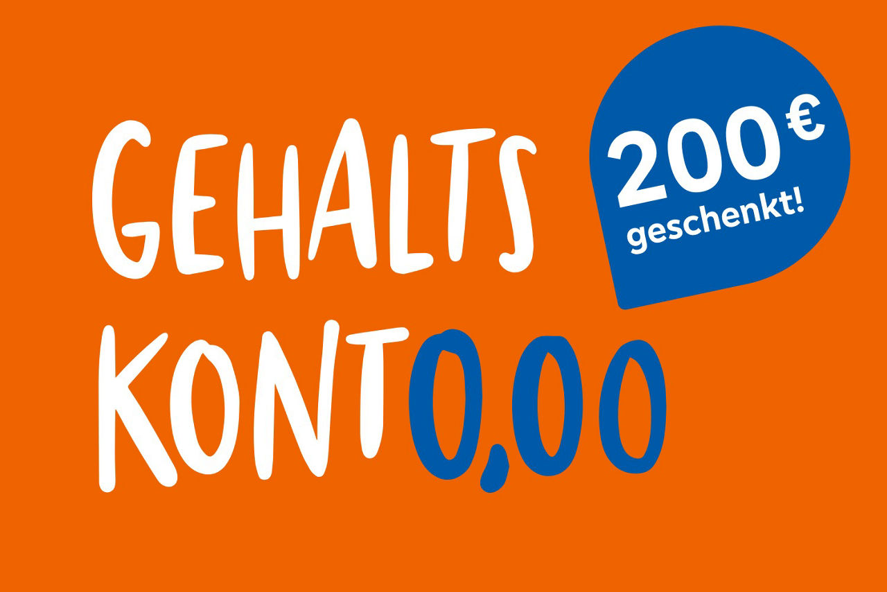 Kostenfreies Girokonto für alle ab 30 Jahren mit 200 € Startguthaben