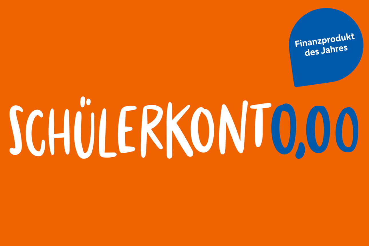 Unser Schülerkonto ist Finanzprodukt des Jahres mit 100 € Startguthaben