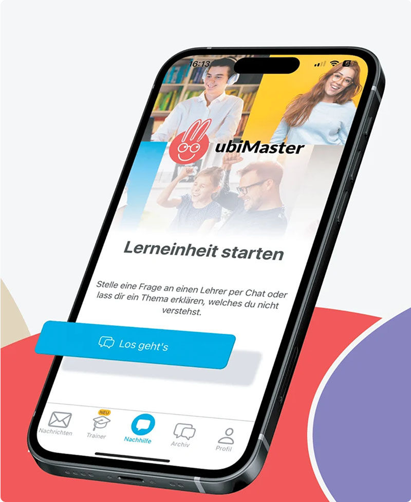 ubiMaster App Ansicht