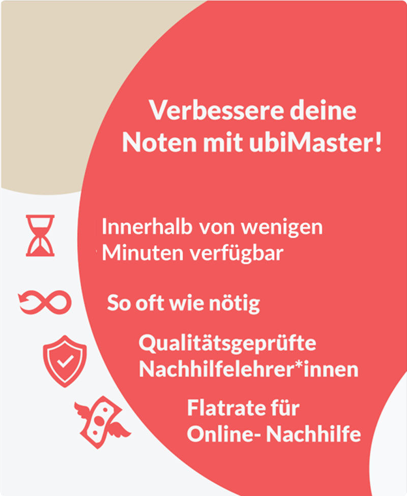 Verbessere deine Noten mit ubiMaster!