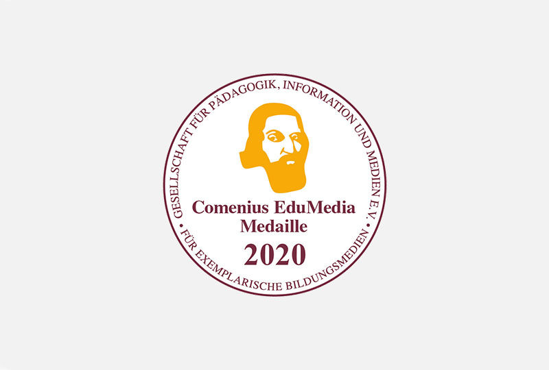 Siegel Comenius EduMedia Medaille 2020