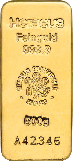 Goldbarren 500 g