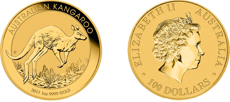 1 Unze Gold Nugget/Känguru 31,10 g