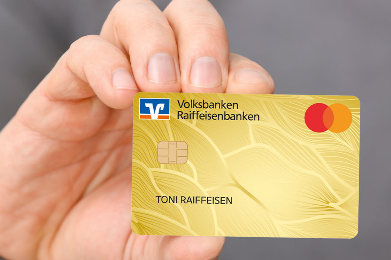 Kartenabbildung der Naturliebe GoldCard als Mastercard